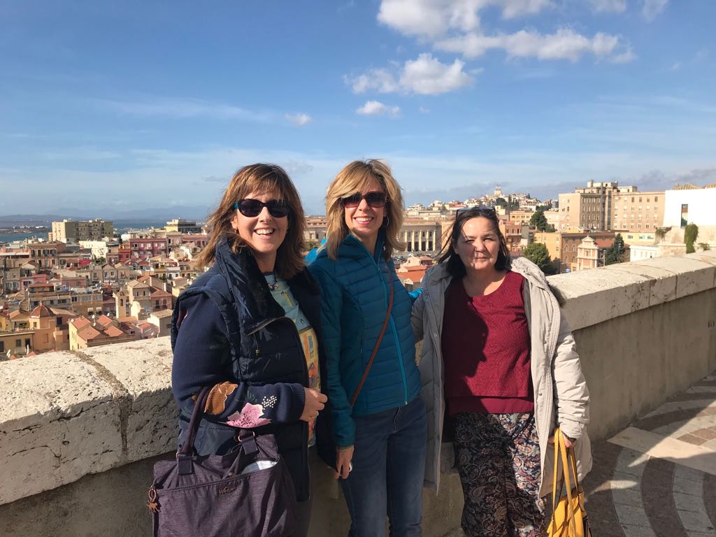 Diana, Esther and Alessandra in Cagliari